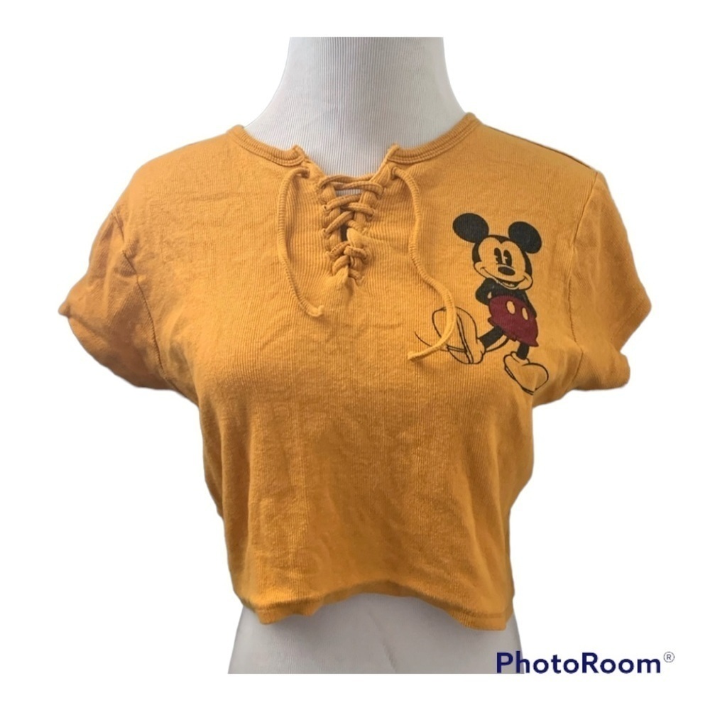 VINTAGE Disney Mickey crop top